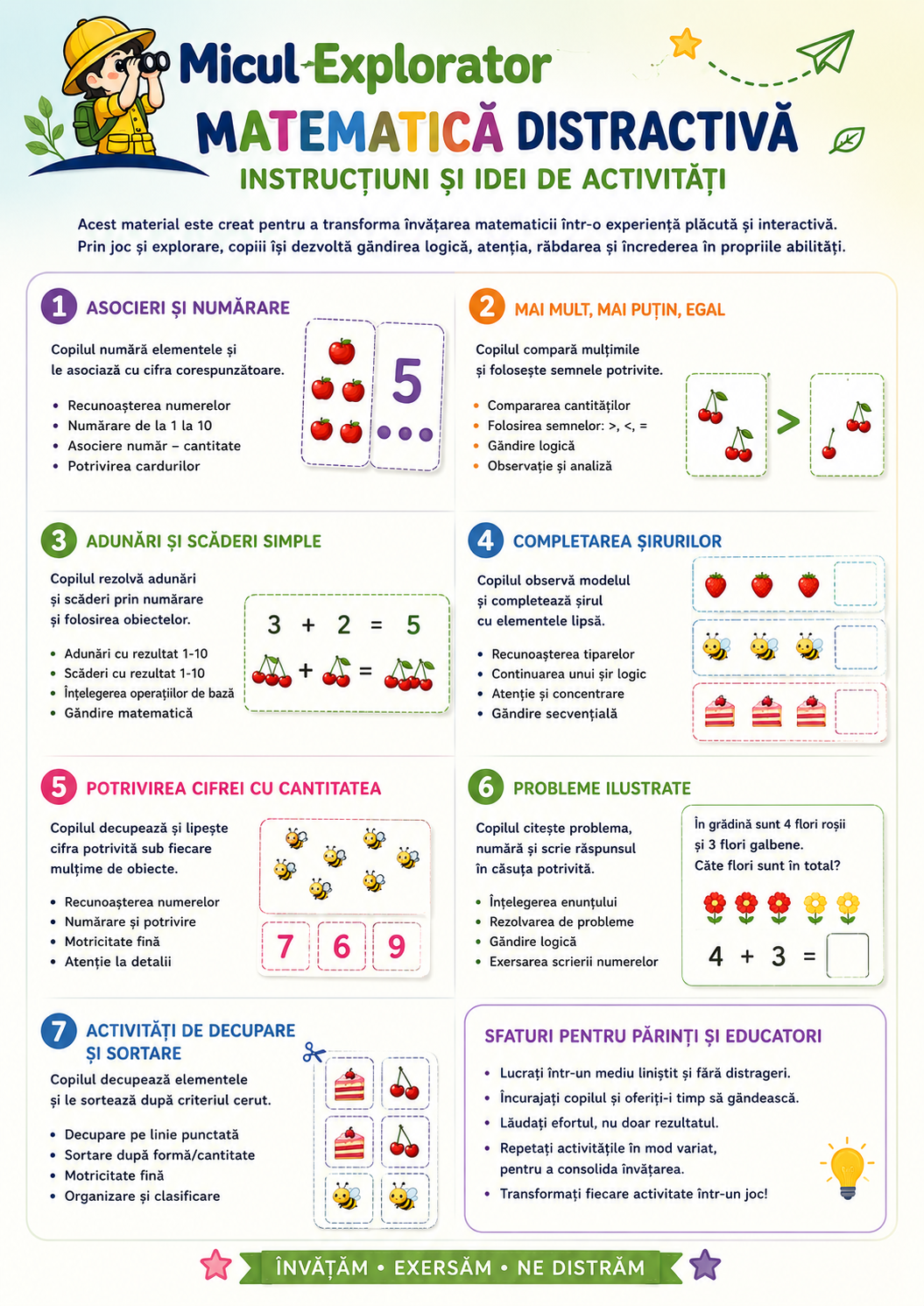 ACTIVITĂȚI – MATEMATICĂ DISTRACTIVĂ