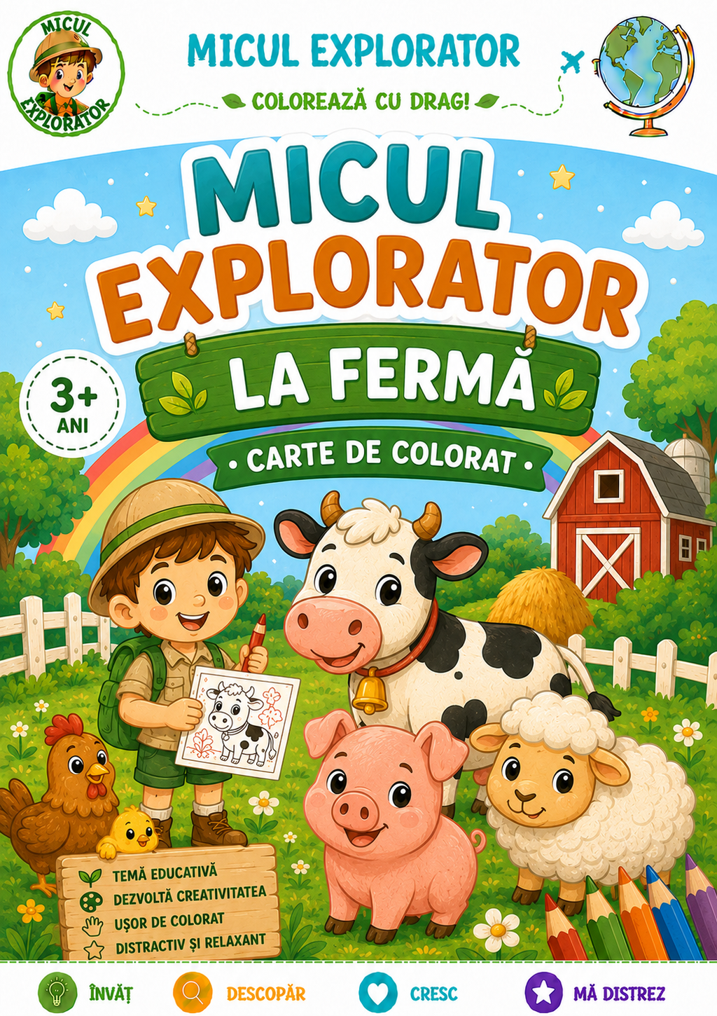 Pachet Complet Micul Explorator – 4 Cărți Digitale Educative pentru Copii